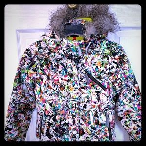 Girls Spyder ski jacket size 10